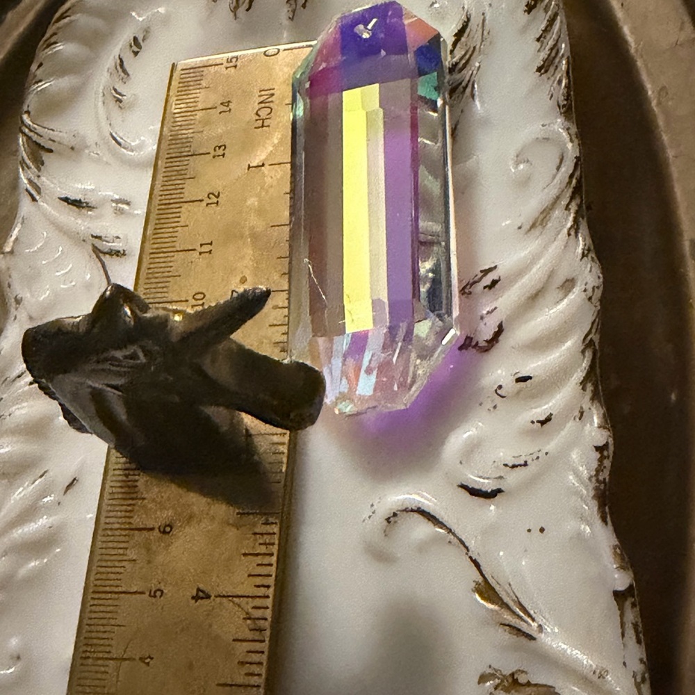One K9 Crystal AB Iridescent Crystal Prism Decor - three available - Picture 5 of 6